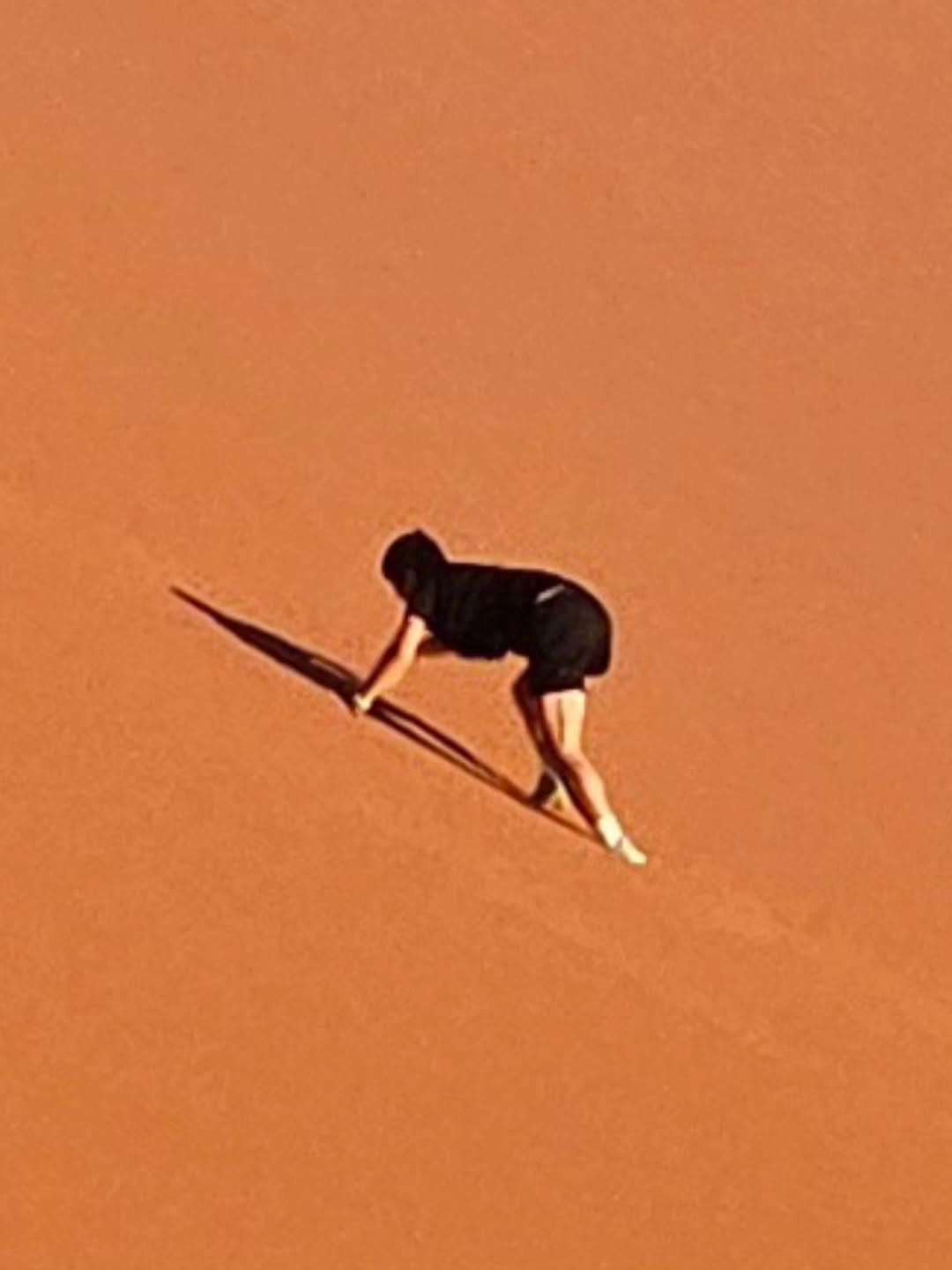 Photo by 김희민 on September 02, 2025. May be an image of 1 person, Uluru and text.