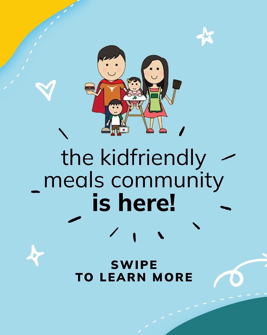 kidfriendly.meals 게시물 이미지: 🎉🎉Announcing the Kidfriendly Meals Community!...
