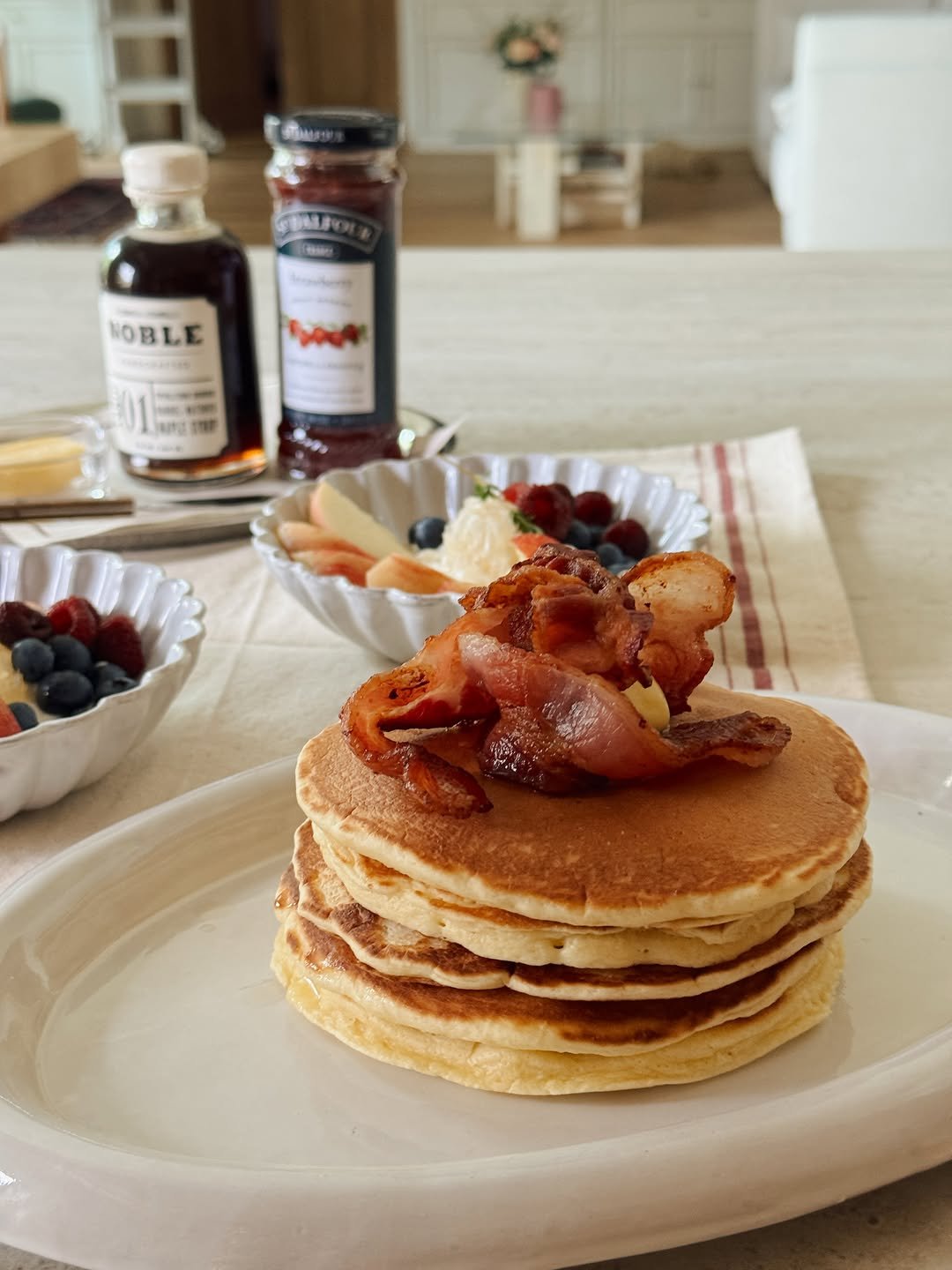 kieunse 게시물 이미지: 주말아침 🥞
오랜만에 팬케이크 
만들고보면 더 기분좋은...