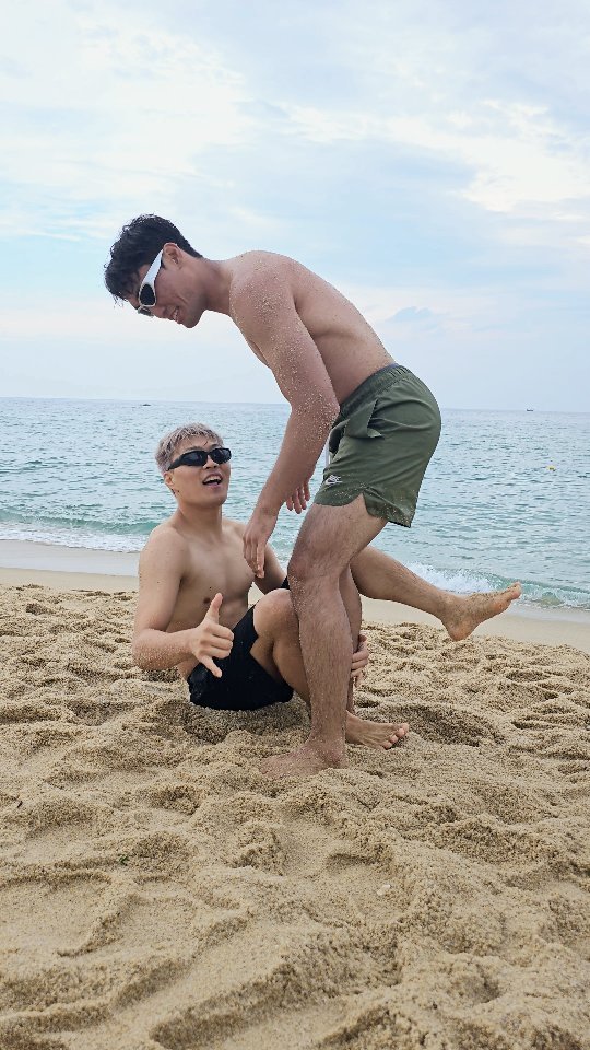kim.tae.seop 게시물 이미지: beach bolo ⛱️
#beach #berimbolo #jiujitsu