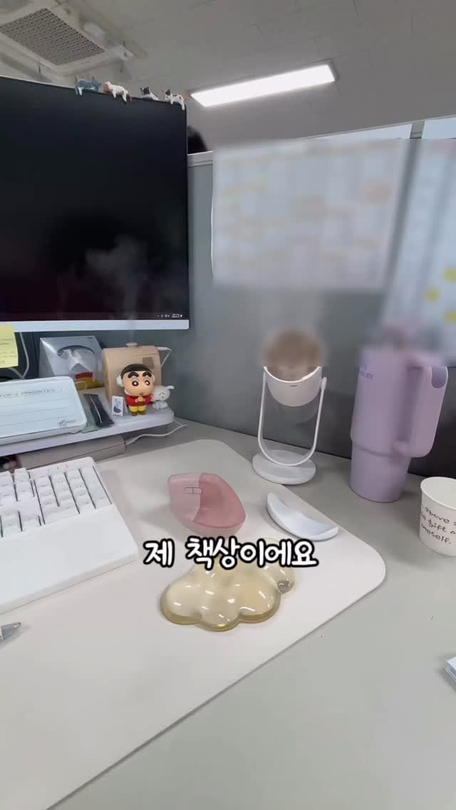 kim_cho.2 게시물 이미지: **’개인정보 사수 완료!‘**
화이트는 못 참지 🤍

회사에서 준 모니터 듀얼로...