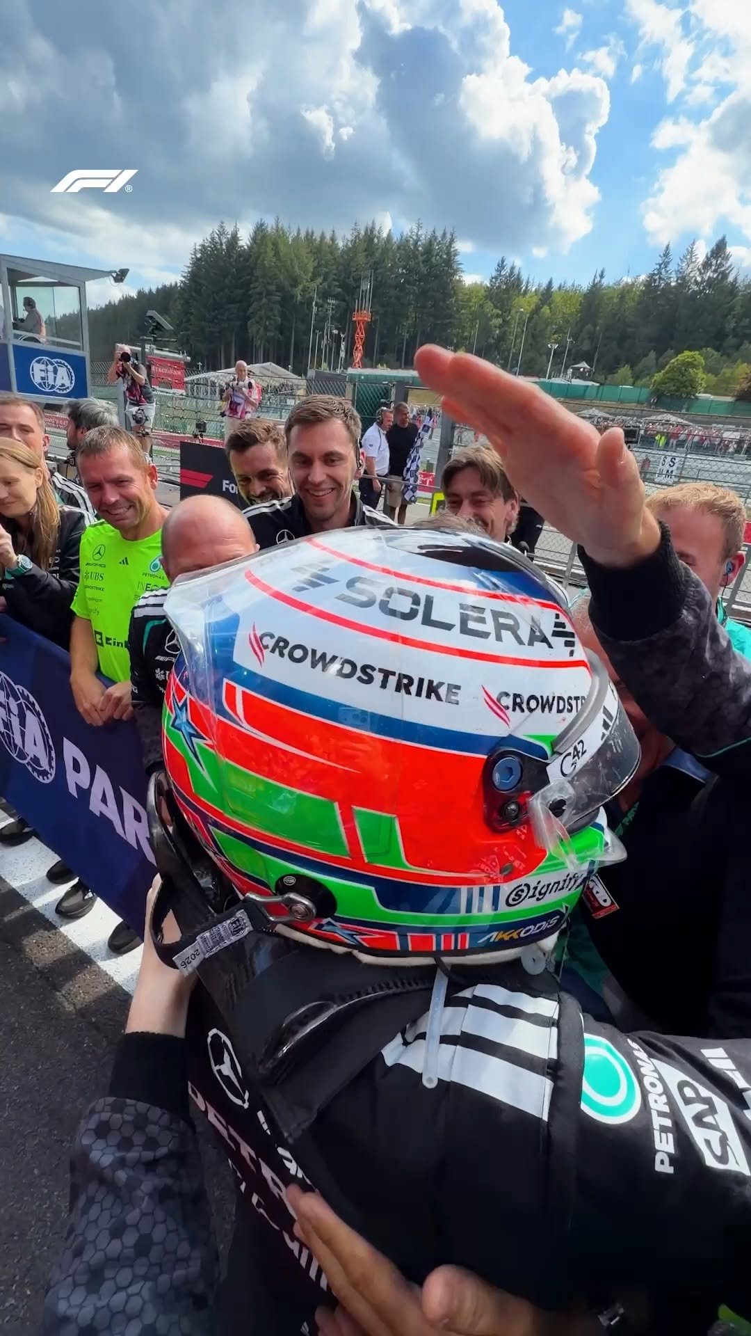 kimi.antonelli 게시물 이미지: YES, KIMI! 👏🙌

#F1 #Formula1 #BelgianGP