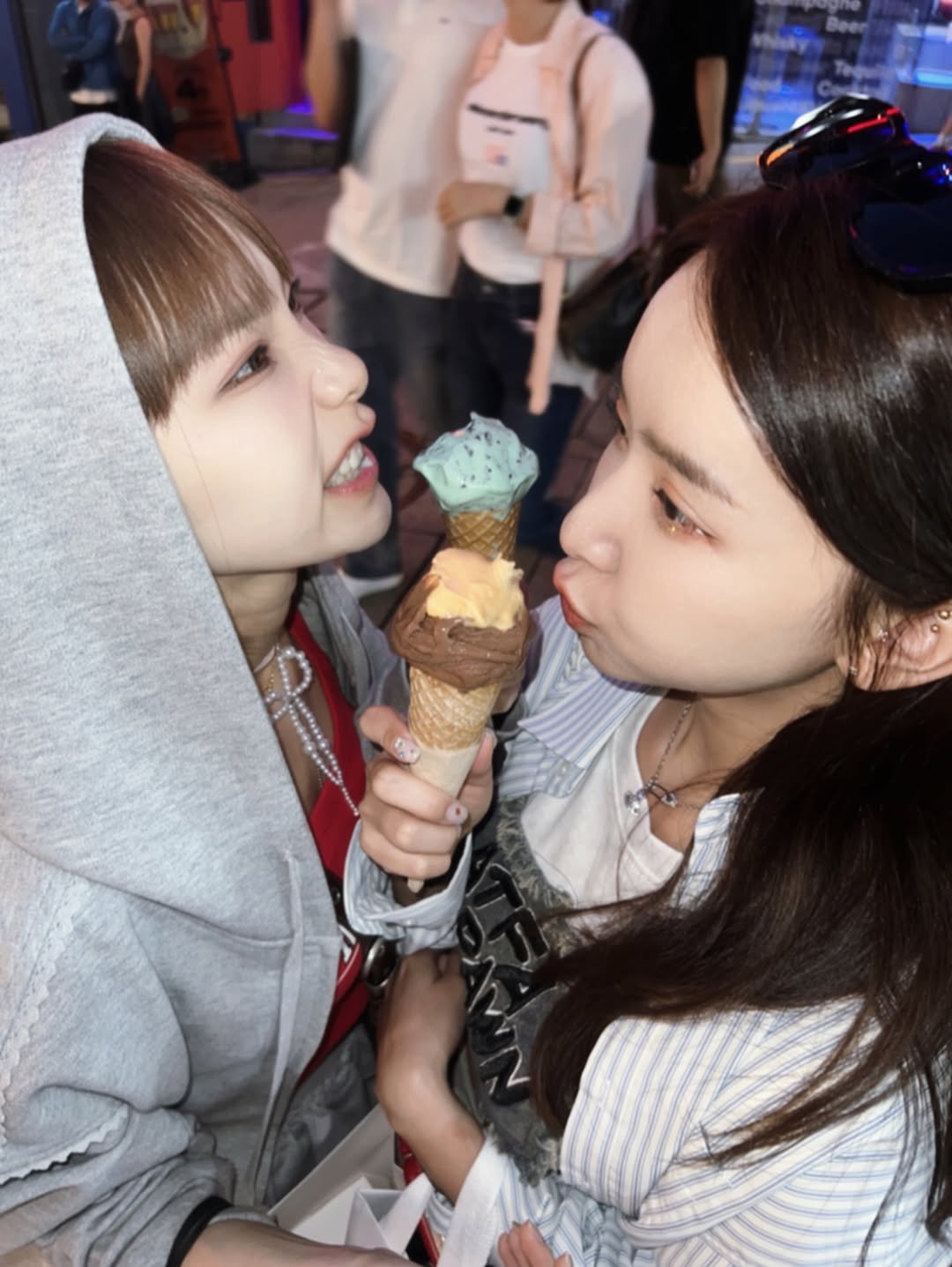 Photo shared by 禾羽 Kimi on January 04, 2026 tagging @leelin0. May be an image of gelato, ice cream and text.