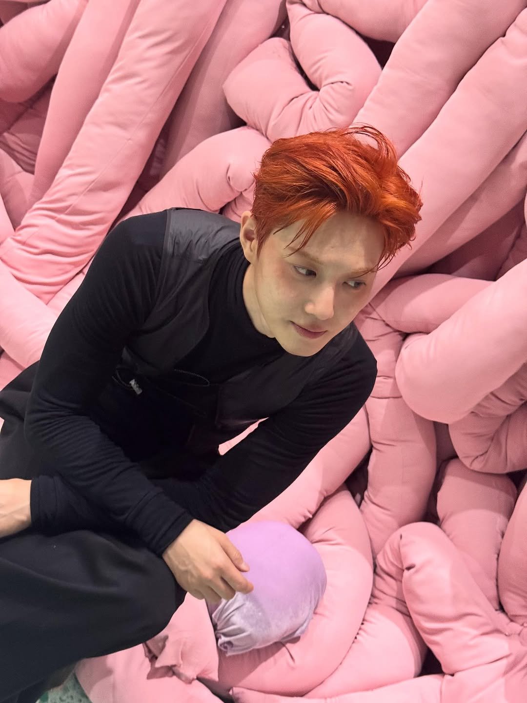 Photo by SUHO on October 26, 2025. May be an image of beanbag chair and text.