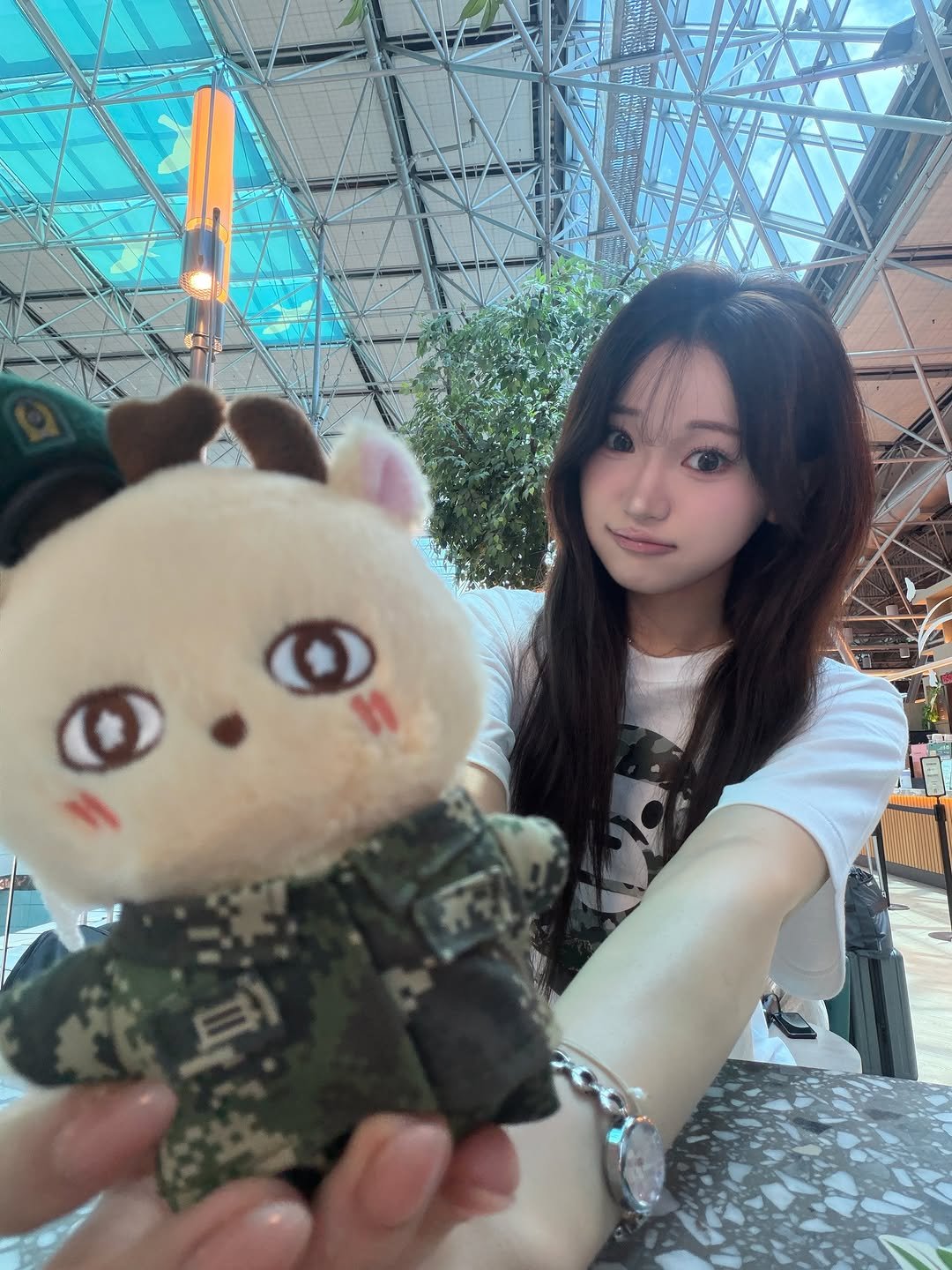 kimming0_0 게시물 이미지: 소심이랑 밀리터리 도전하기 💚🤎