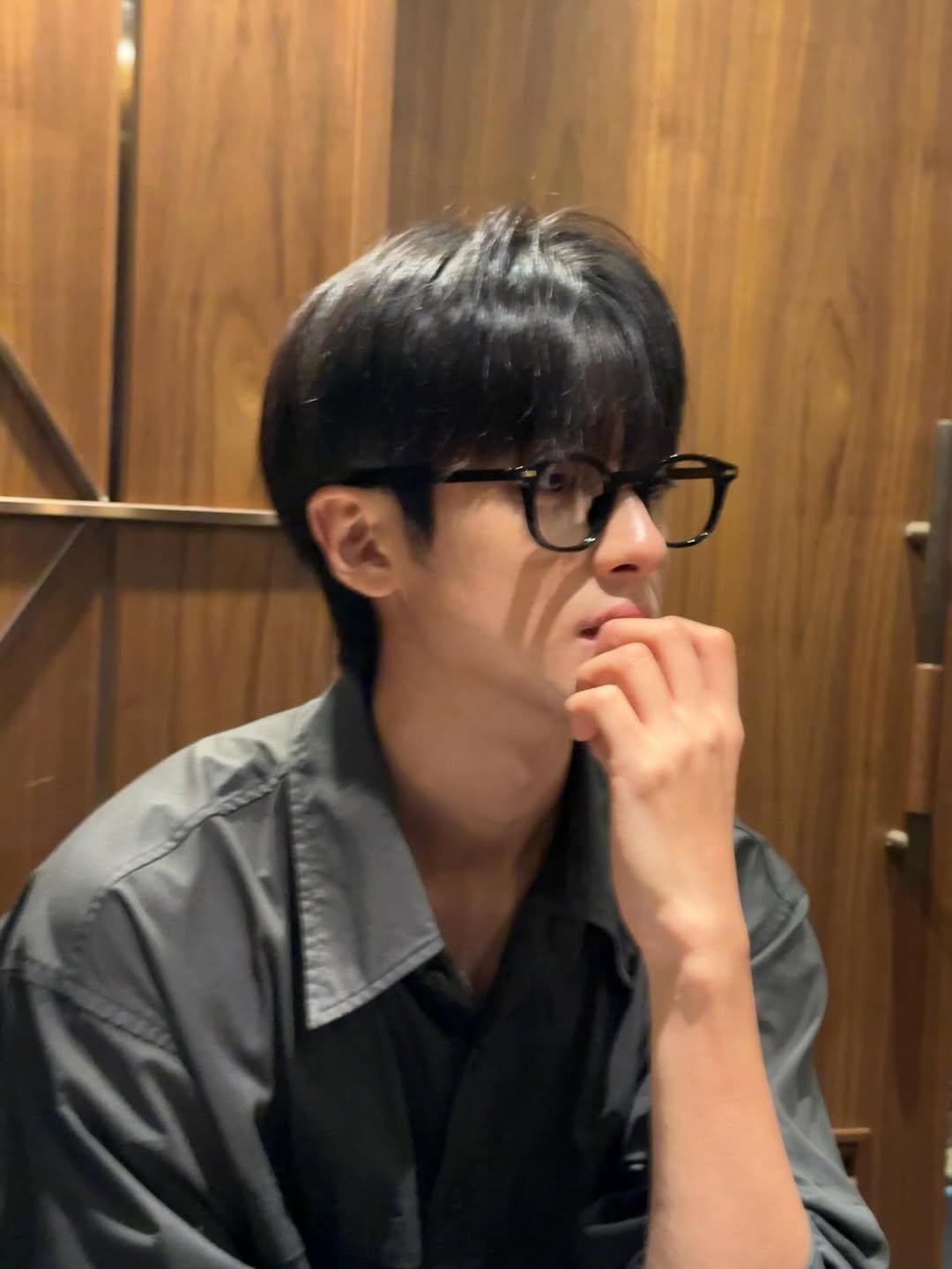 Photo by 김민규 / KIM MIN KYU on January 02, 2026. May be an image of one or more people, hair and eyeglasses.