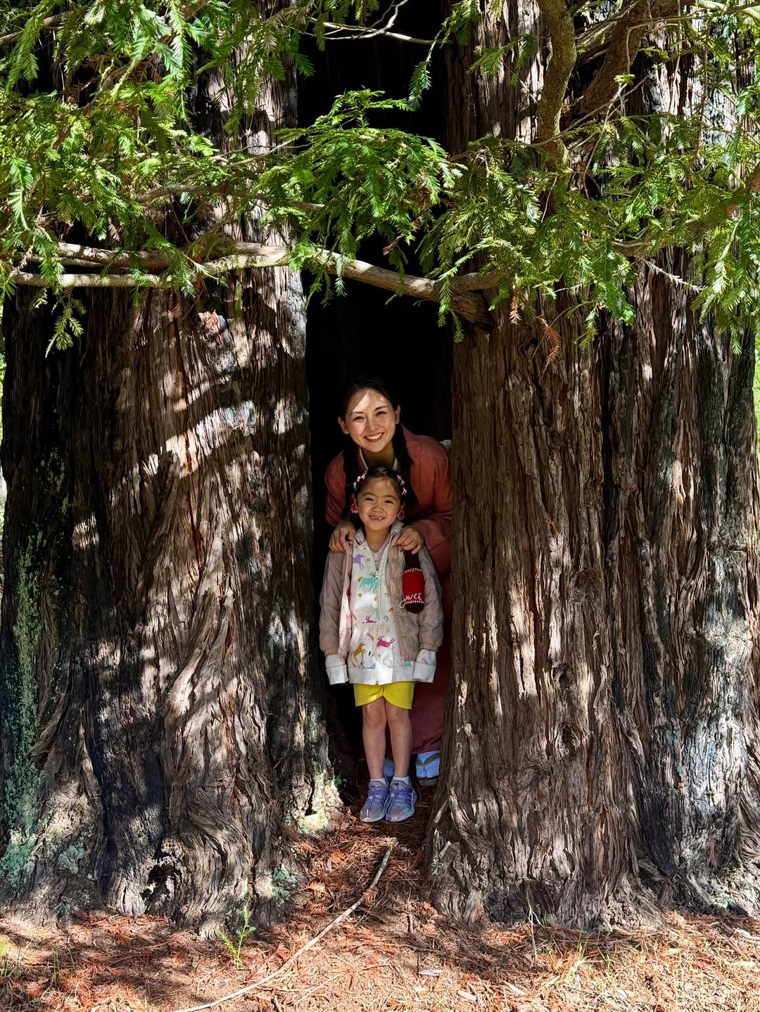 Photo shared by MOE／Kimono Mom on December 21, 2025 tagging @thestavrand, @smallluxuryhotels, and @kimono_mom. May be an image of child, tree and text.