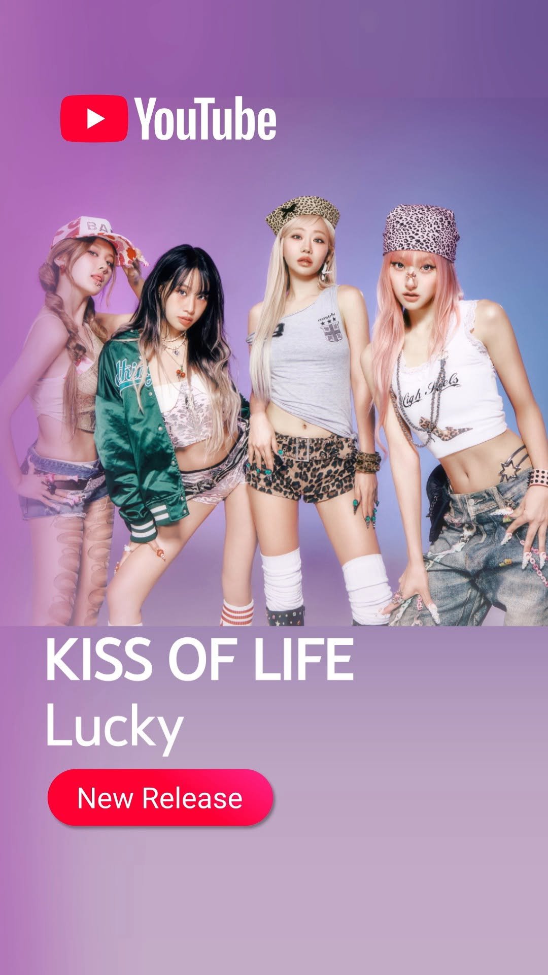 kissoflife_s2 게시물 이미지: 韓国発の4人組ガールズグループ KISS OF LIFE の『 #Lucky 』が今週の...