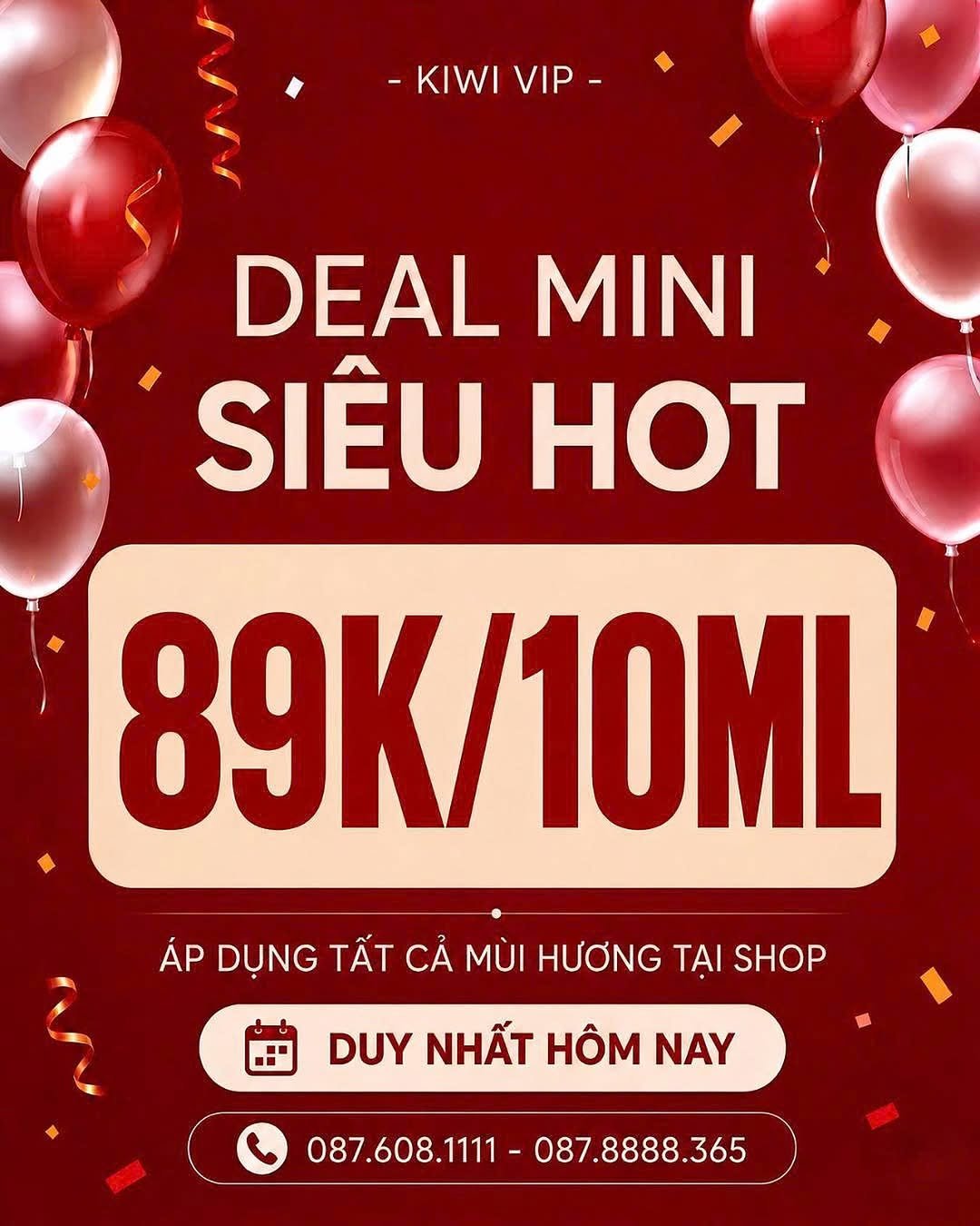 kiwi_beautyoffical 게시물 이미지: DEAL MINI SIÊU HOT 
Toàn mùi hot trend, sang...