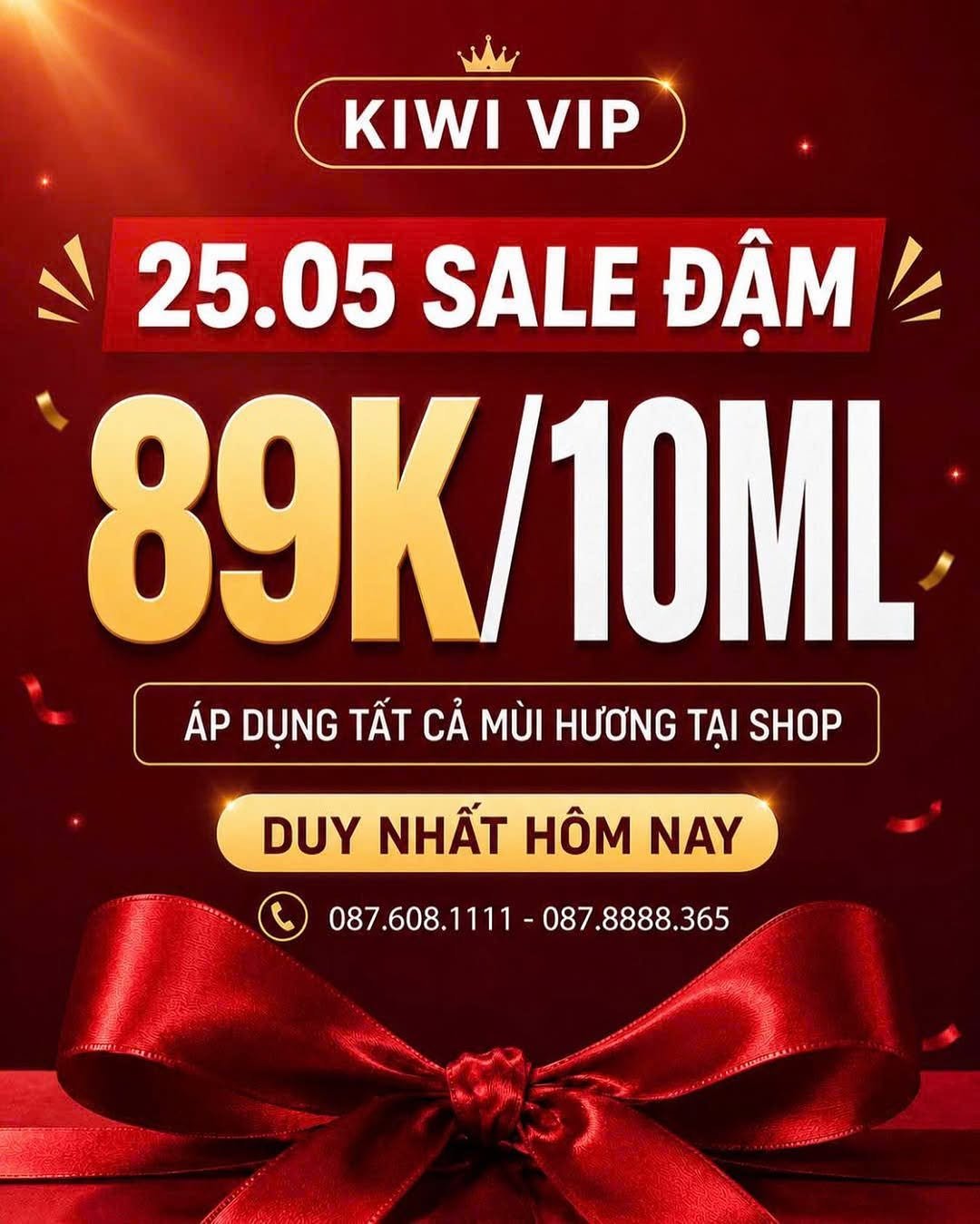kiwi_beautyoffical 게시물 이미지: SALE SẬP SÀN 25.5
Toàn mùi hot trend, sang...
