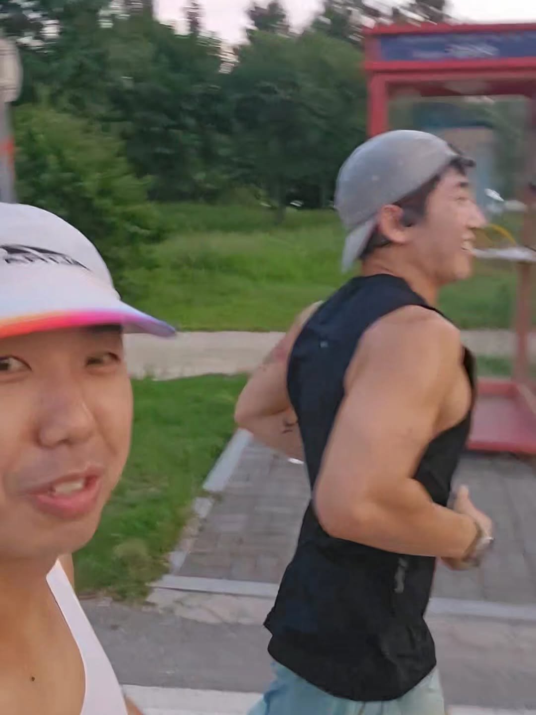 Photo shared by 유세윤 on August 21, 2025 tagging @namtae90. May be an image of 2 people and text.
