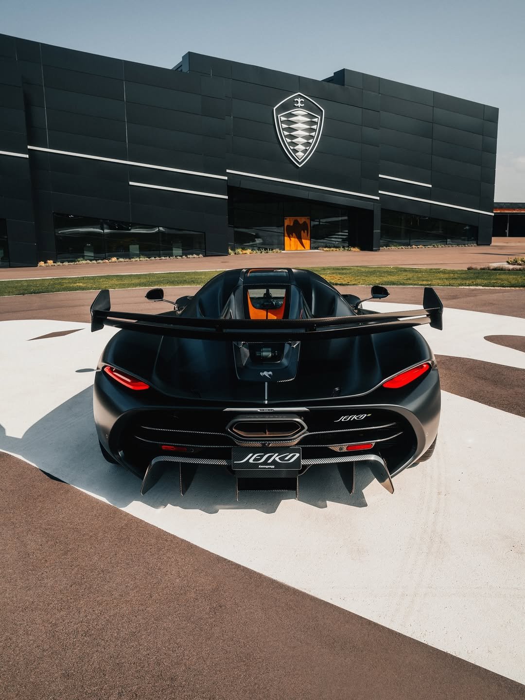 Photo shared by KOENIGSEGG on April 21, 2026 tagging @koenigseggchicago, and @godzilla1350. May be an image of wheel, race car, roadster and text.