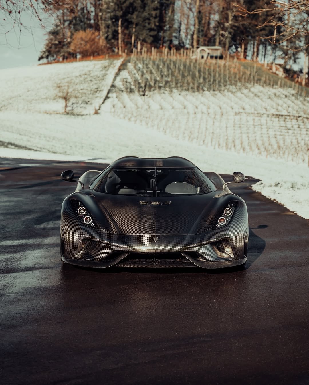 Photo by KOENIGSEGG on January 19, 2026. May be an image of race car, roadster, wheel, road and text.