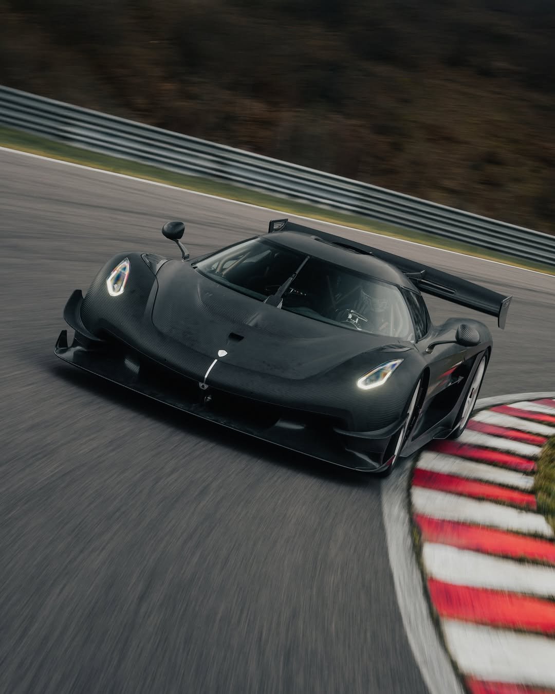 Photo by KOENIGSEGG on April 15, 2026. May be an image of racing vehicles, race car, wheel and text.