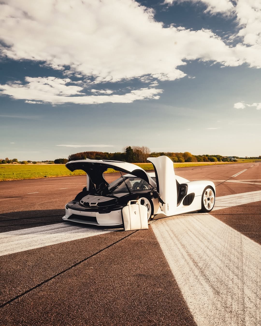 Photo by KOENIGSEGG on April 02, 2026. May be an image of road and text.