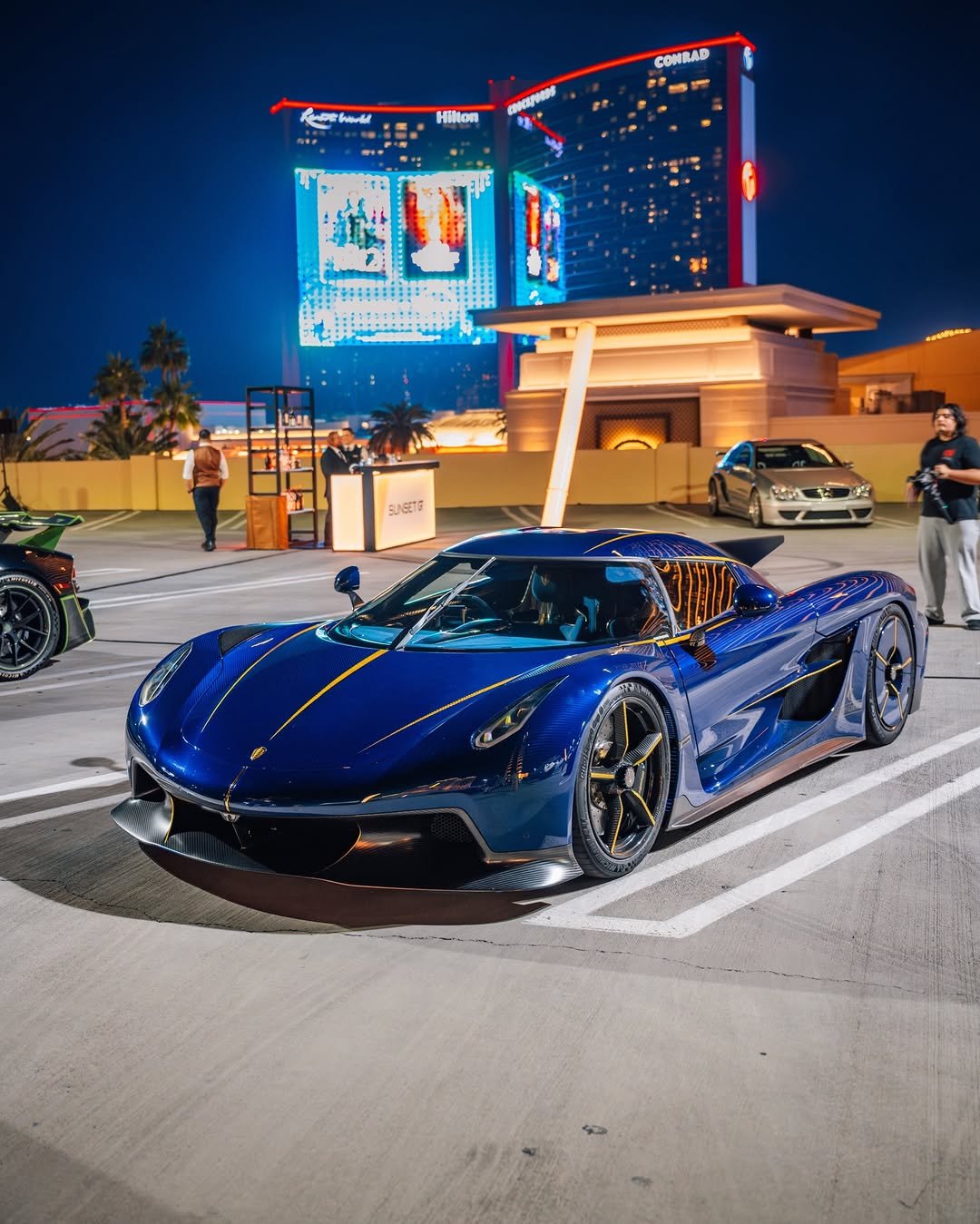 Photo shared by KOENIGSEGG on January 23, 2026 tagging @zachs_garage. May be an image of race car, wheel, blower, road and text.