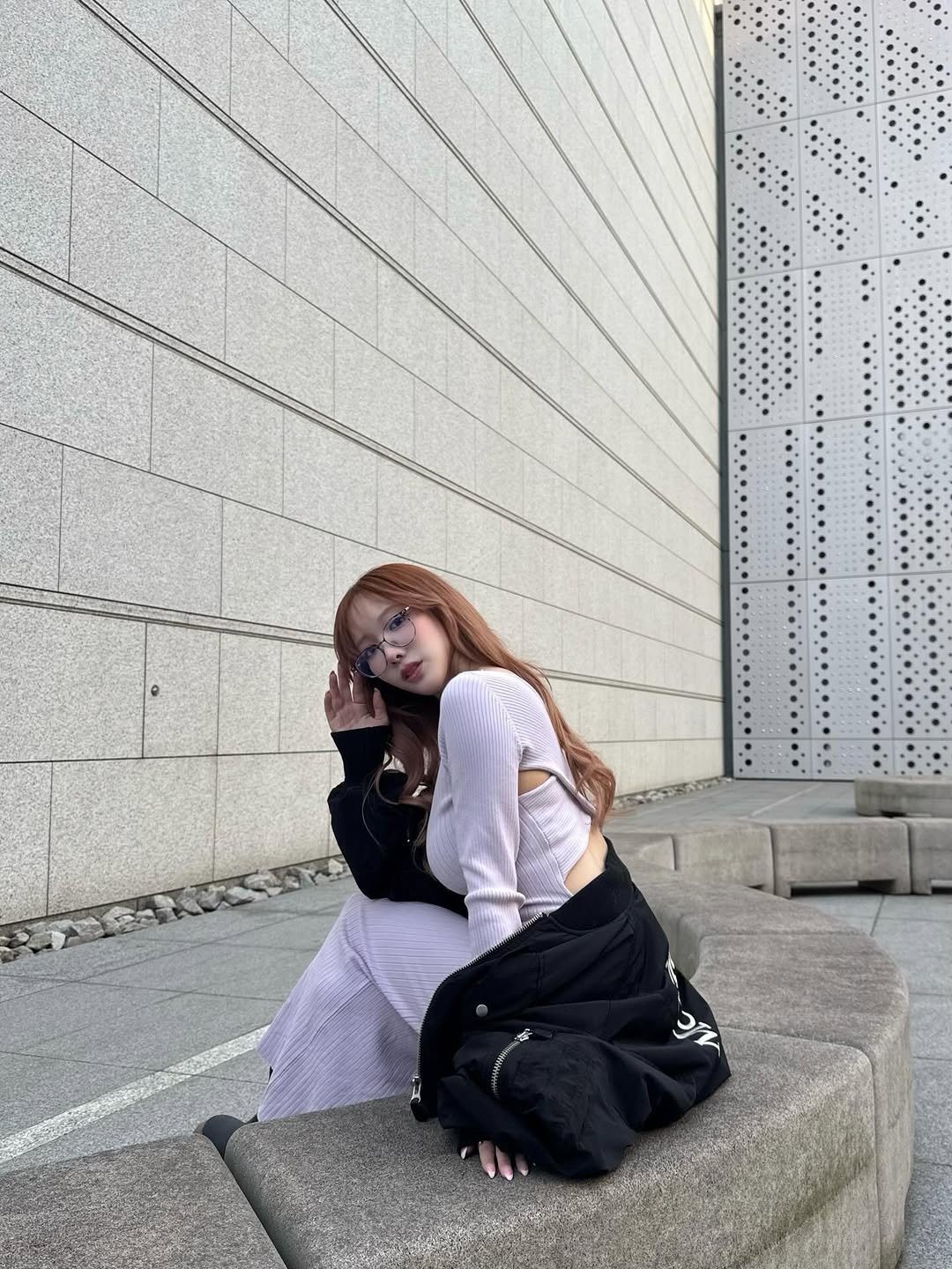 Photo by 小宵こなん / Konan Koyoi on February 24, 2026. May be an image of one or more people, hair, sweatpants and text.