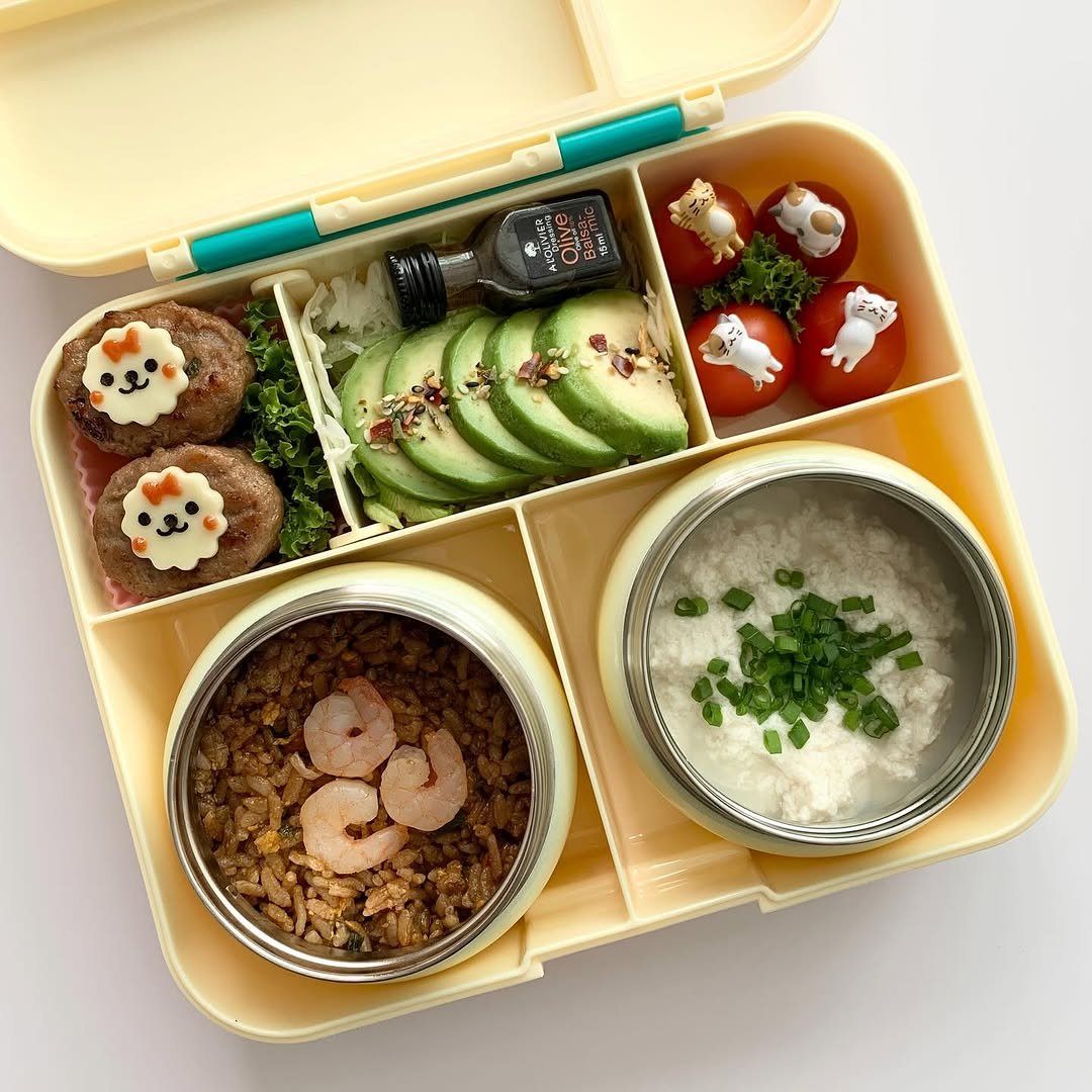 Photo by 콩콩도시락💛@kongkong2_kim on November 06, 2025. May be an image of rice and text.