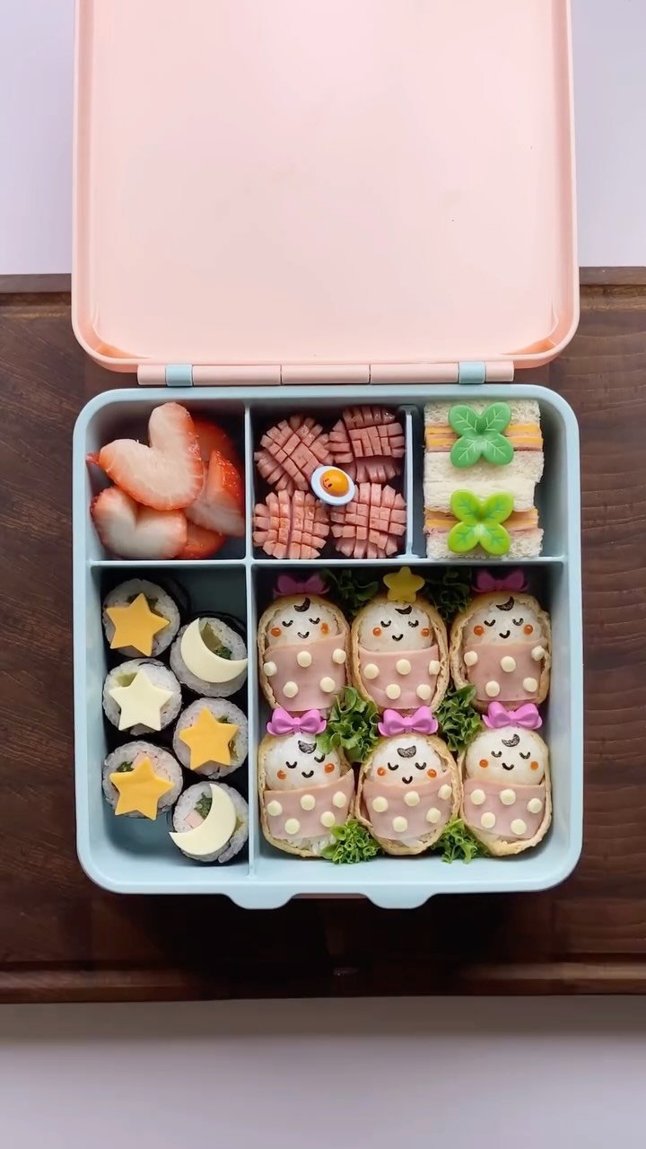 kongkong2_kim 게시물 이미지: 💟 방학도시락
💌 Baby 유부초밥
💌 김밥 + 별, 달치즈
💌 치즈식빵
💌...