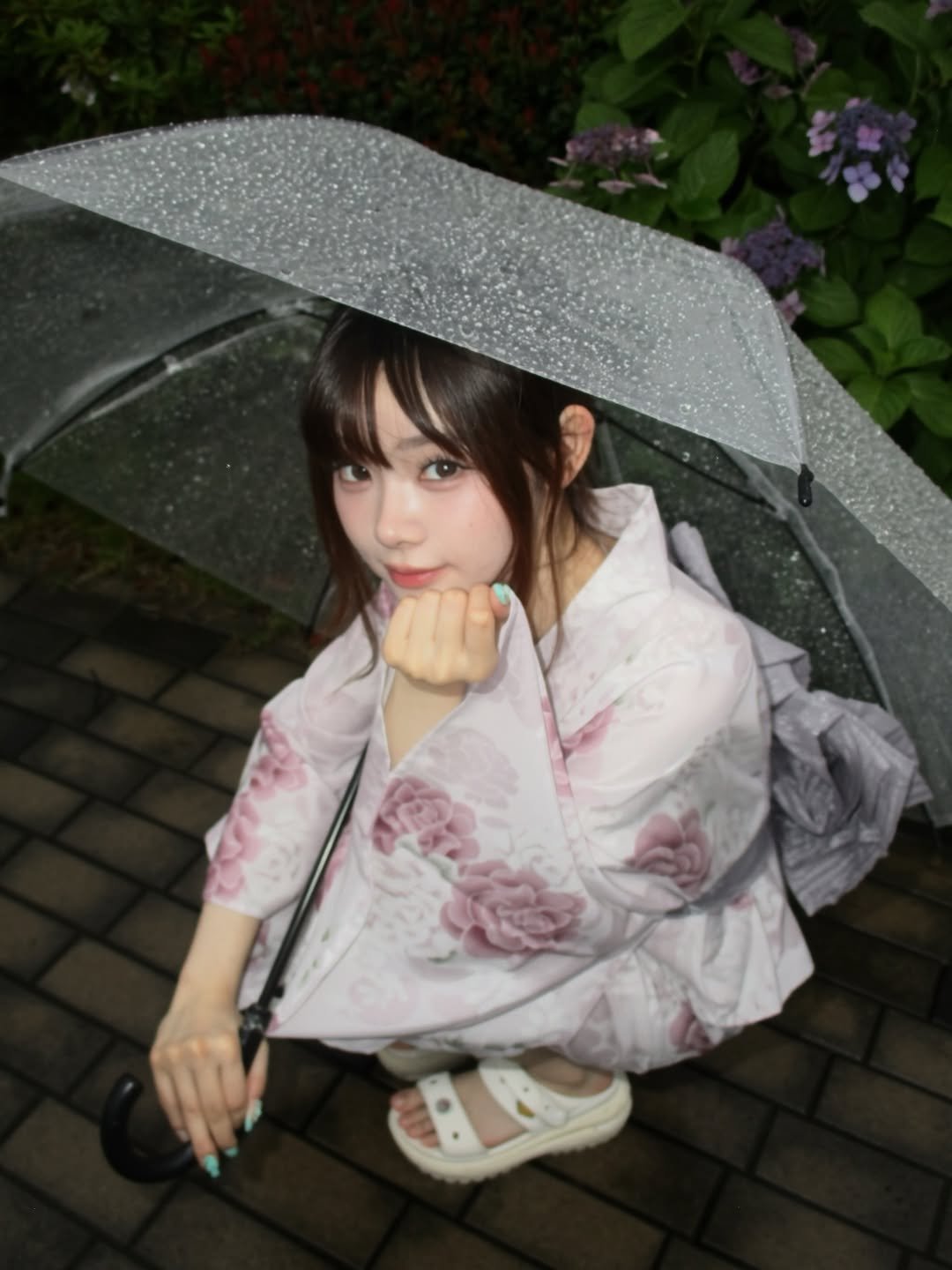 konon__official 게시물 이미지: 雨の日の浴衣エモすぎるっ💗
浴衣は @tocco_closet...