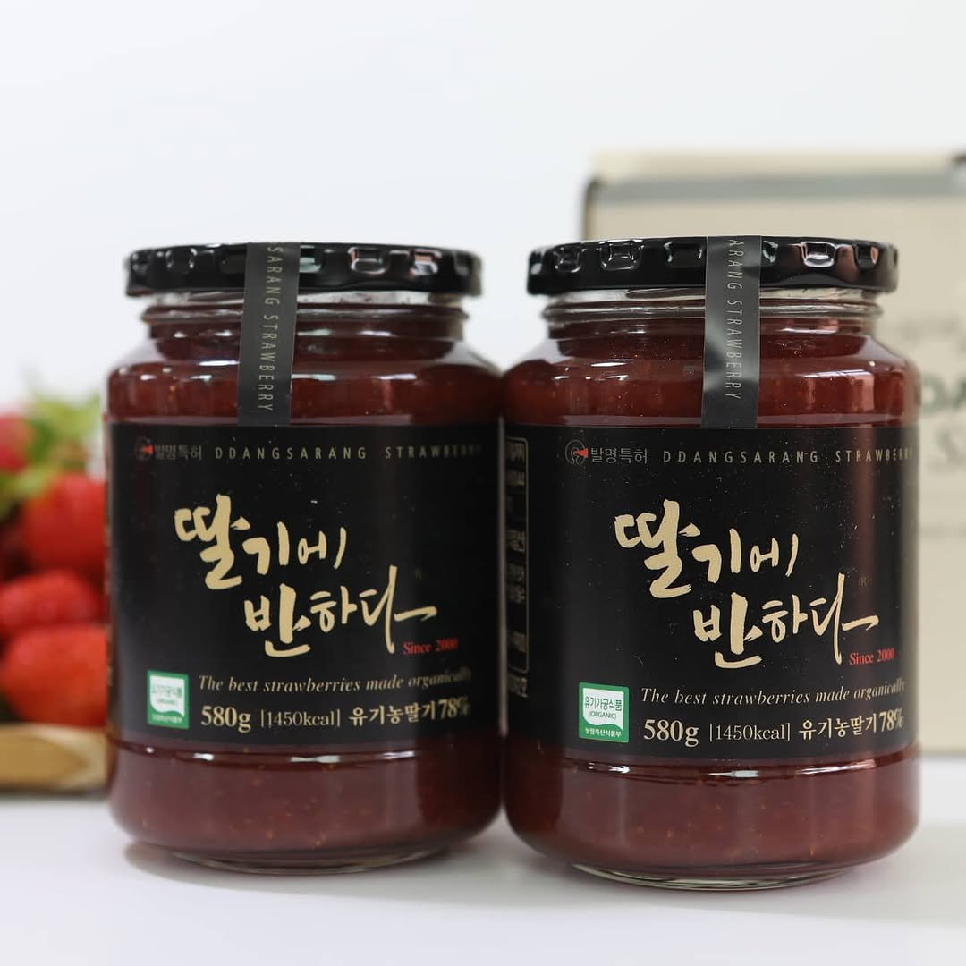 korea_kr 게시물 이미지: 유기가공인증  딸기잼
유기농딸기78% 유기농설탕22%