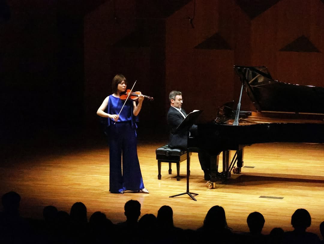Photo shared by 한국메세나협회 on May 11, 2025 tagging @boris.kusnezow, and @jiyoon.violin.