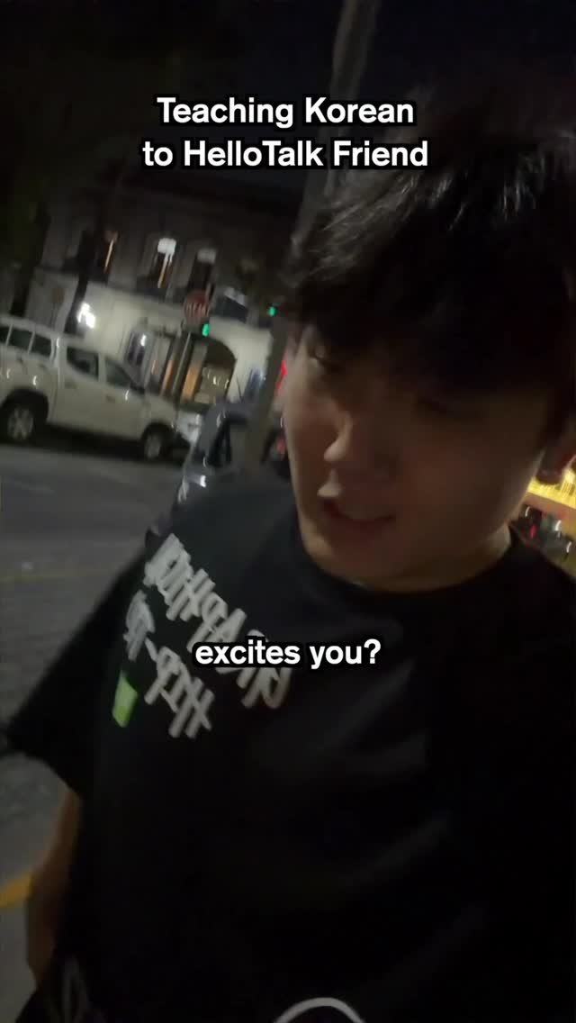korean_hamin 게시물 이미지: Teaching Korean to a friend 🇲🇽 #learnkorean...