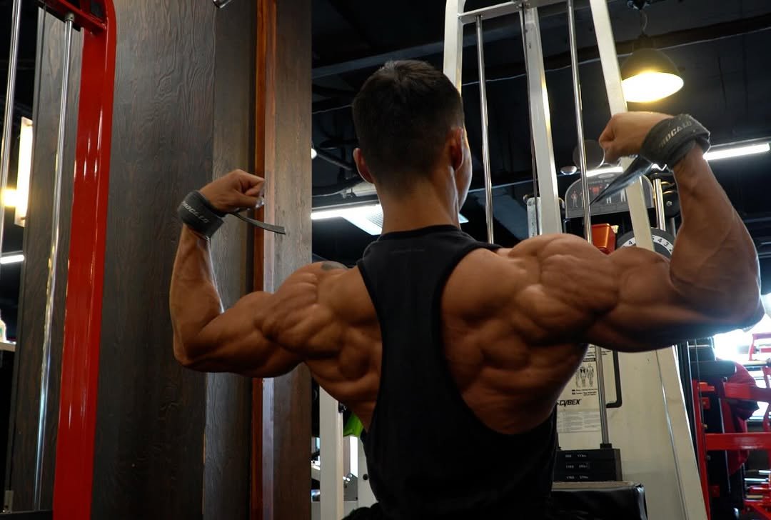 Photo by 코리안헤라클레스 이용승🇰🇷 on September 25, 2025. May be an image of 1 person, biceps, body building, barbell and text.