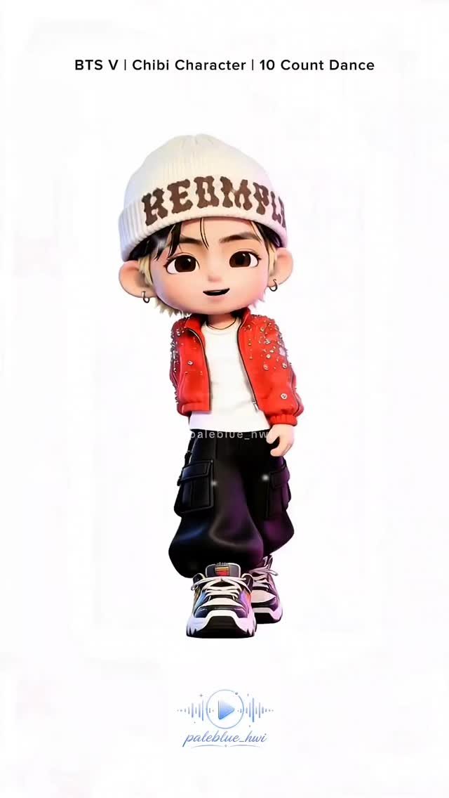 kpop_arena1 게시물 이미지: BTS V | Chibi Character | 10 Count Dance

#bts...