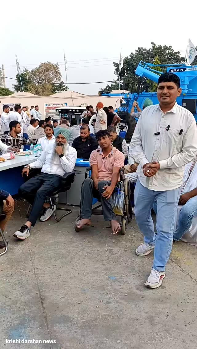 krishidarshanews 게시물 이미지: पुन्नी किसान मेले में आया खास किसान! 4 एकड़...