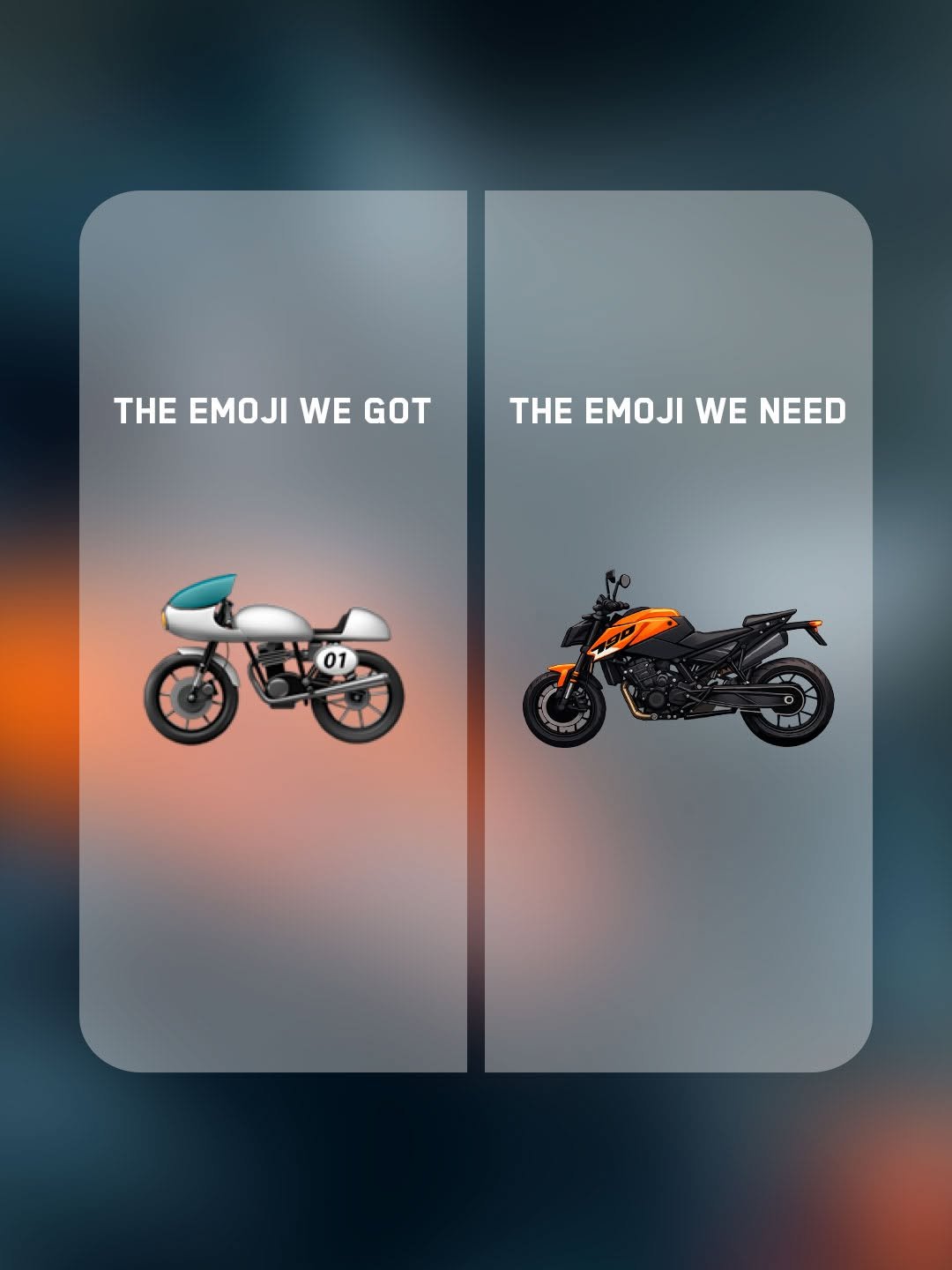 ktm_official 게시물 이미지: We gave a few emojis a READY TO RACE...