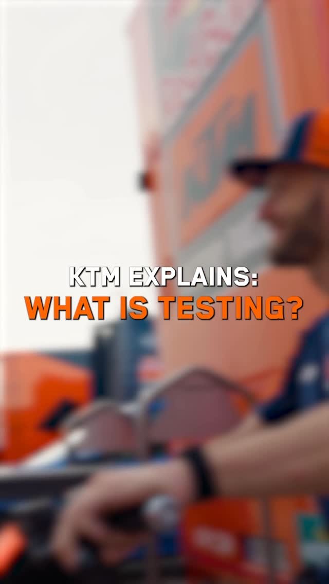 ktmfactoryracing 게시물 이미지: What is testing? 🔧
Live from the track 👀

#KTM...