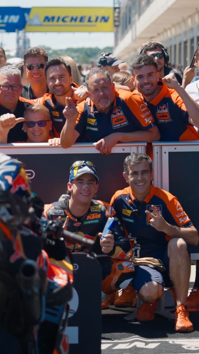 ktmfactoryracing 게시물 이미지: Front row for the #HungarianGP✌️

#KTM...