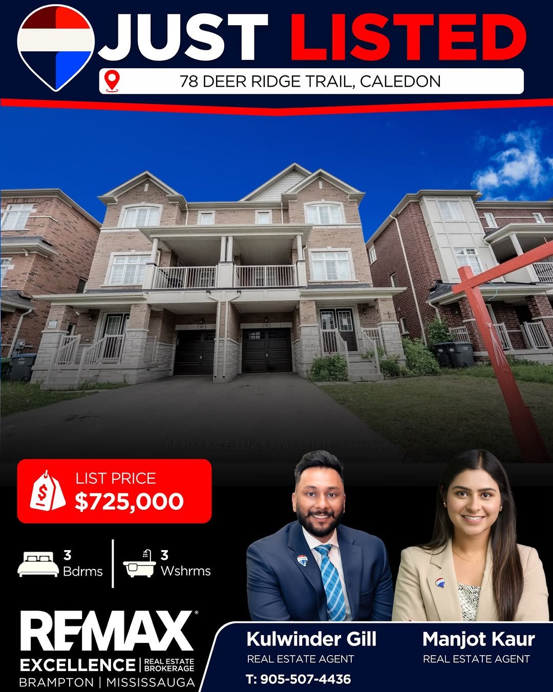 kulwindergill_remax 게시물 이미지: JUST LISTED IN CALEDON! ✨

📍 78 Deer Ridge...