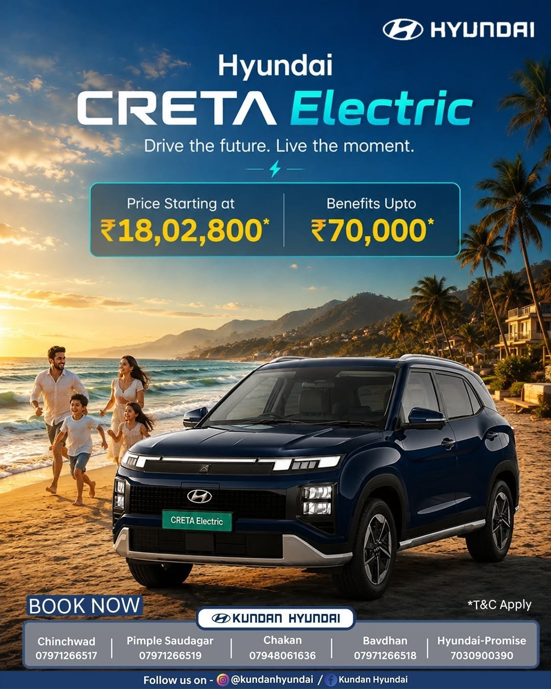 kundanhyundai 게시물 이미지: Go Electric. Go Further. ⚡🚙
Drive home the...