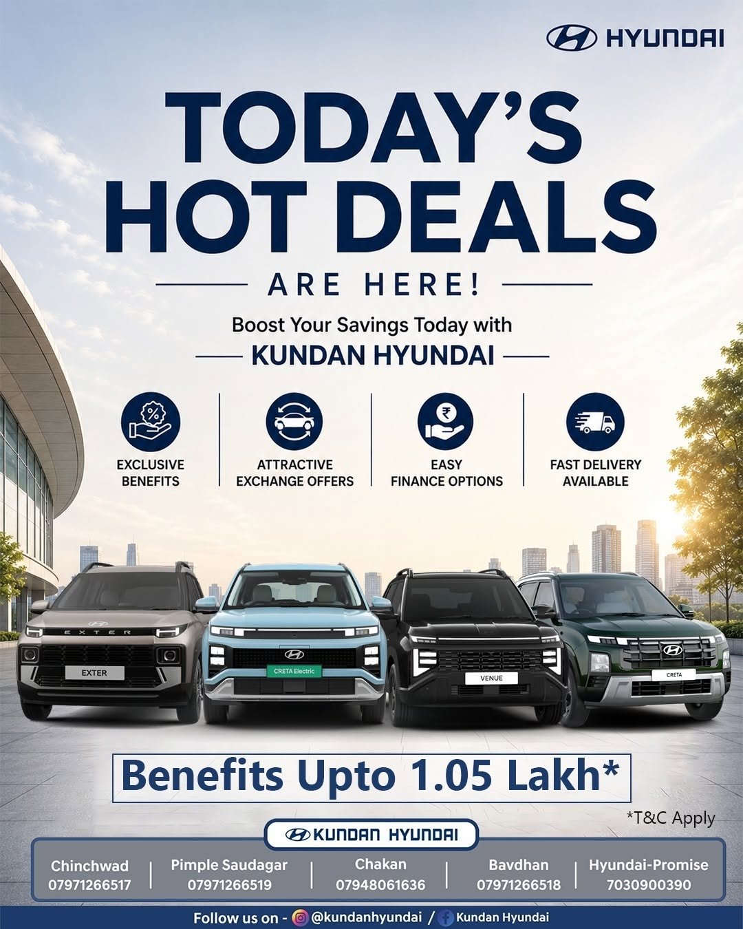 kundanhyundai 게시물 이미지: 🚗 Savings. Style. Hyundai.

Get ready to...