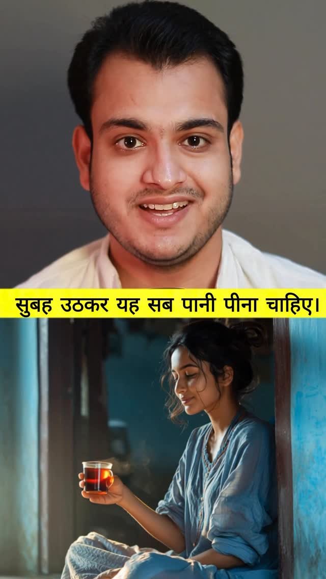 kushalbhadra 게시물 이미지: Powerful Drink Of Morning ! 👩‍⚕️📃
#motivation...