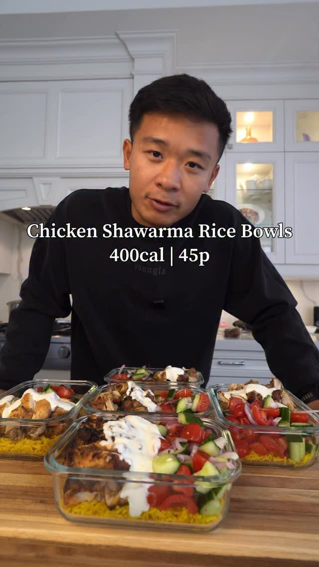 kwokspots 게시물 이미지: Lower calorie chicken shawarma rice bowl for...