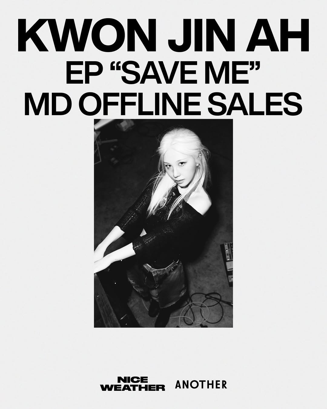 kwonhodoo 게시물 이미지: ⠀
Kwon Jin Ah X NICE WEATHER
EP [SAVE ME] 발매...