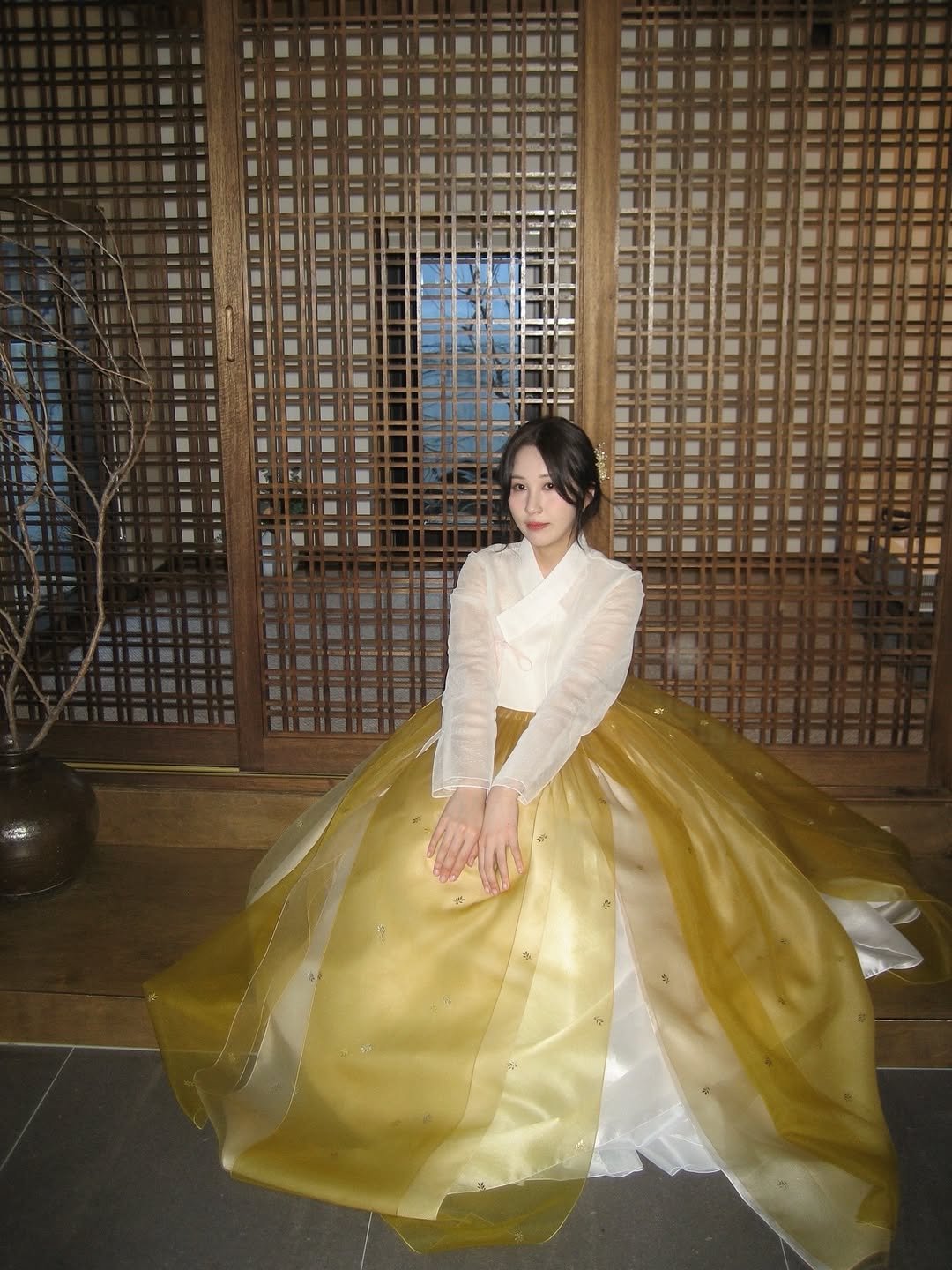 Photo by 권진아 KWON JINAH on February 16, 2026. May be an image of gown, costume and dress.