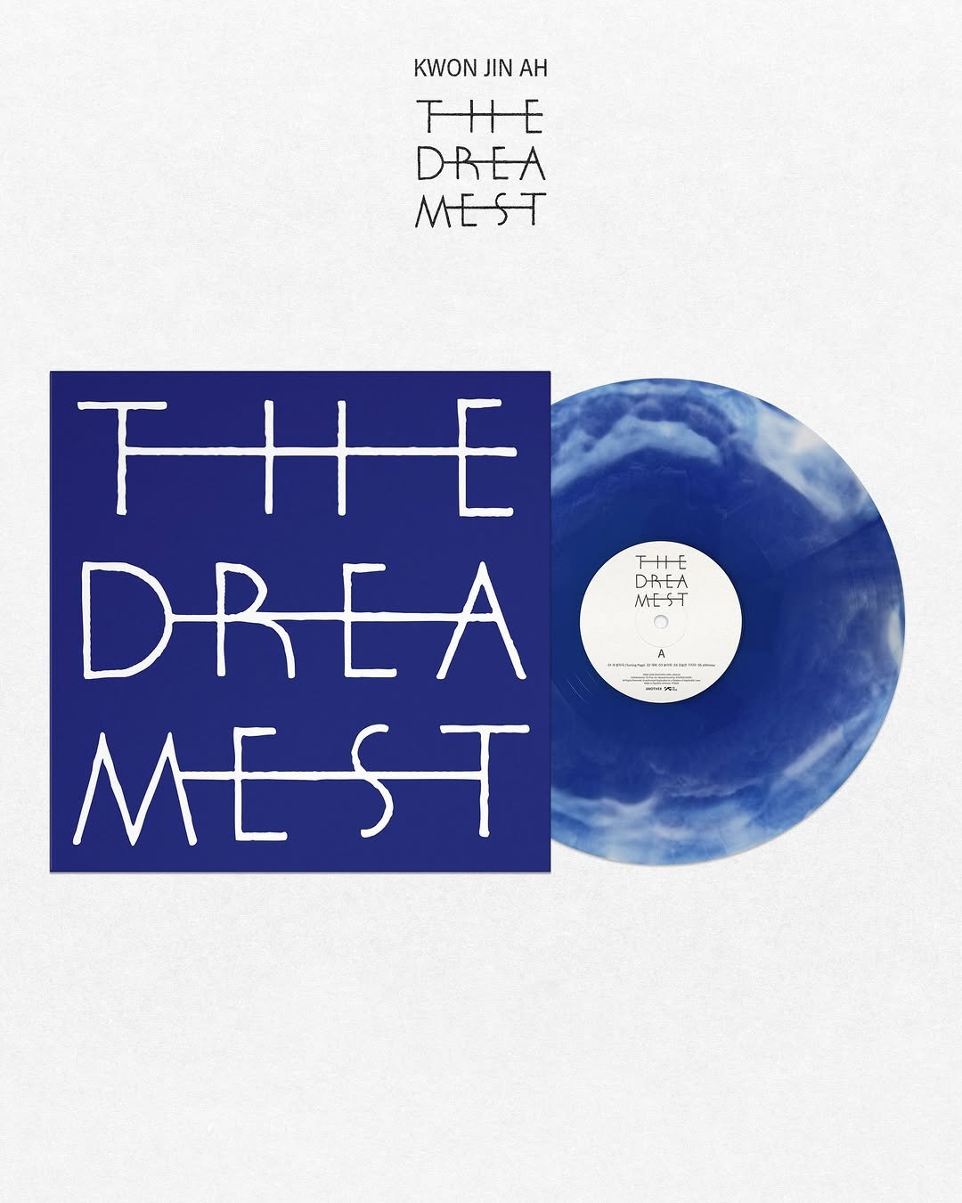 Photo shared by 권진아 Kwon Jin Ah on March 27, 2026 tagging @kwonhodoo, and @soundsgood_store. May be a graphic of ‎poster, record and ‎text that says '‎KWON JIN KWONJINAH AH THE DREA MEST THE DAEA ذیت TE DREA ME MEST‎'‎‎.