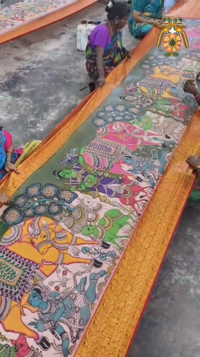 label__sundaridesigns 게시물 이미지: Handmade is heartmade 
Kalamkari...