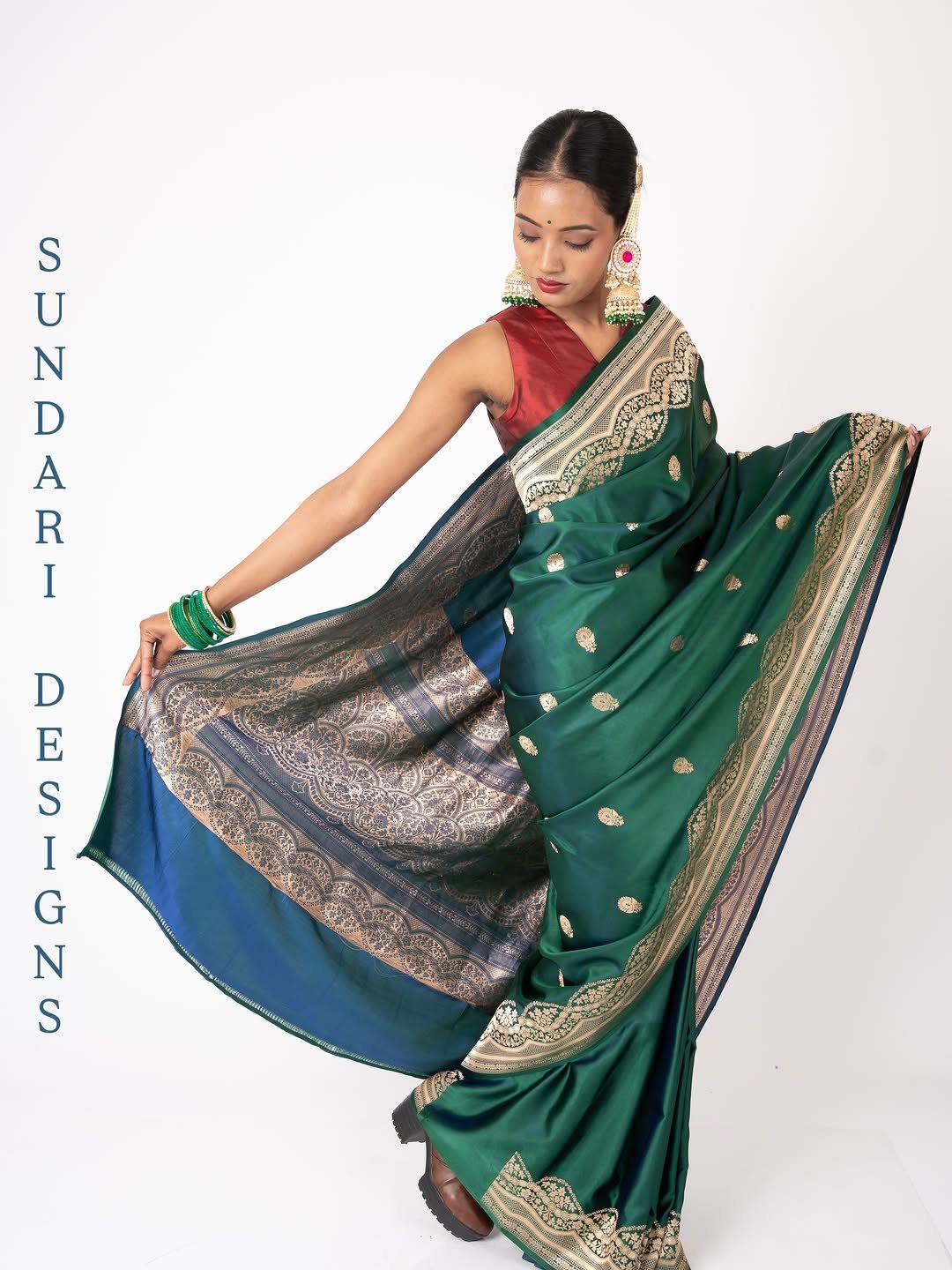 label__sundaridesigns 게시물 이미지: Banarasi handwoven saree perfect for all...
