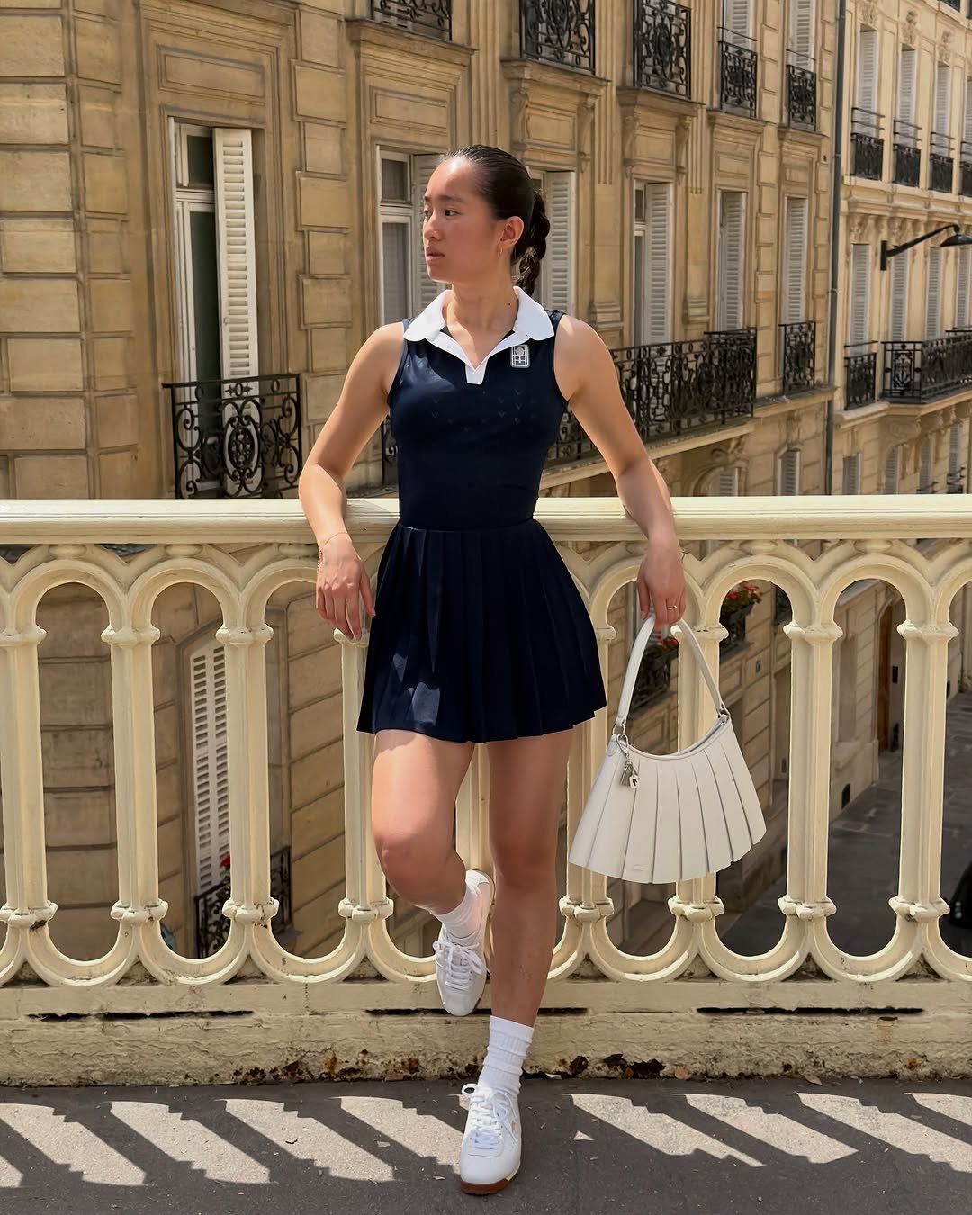lacoste 게시물 이미지: In Paris, @tranadeline moves from city moments...