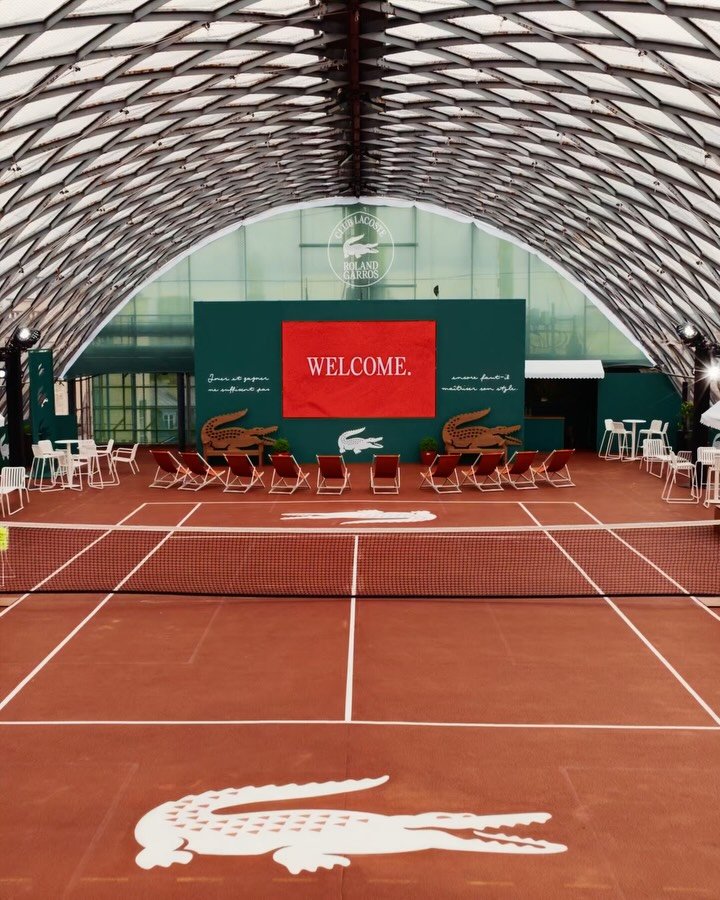 lacoste 게시물 이미지: High above the clay courts of Paris, Le Club...