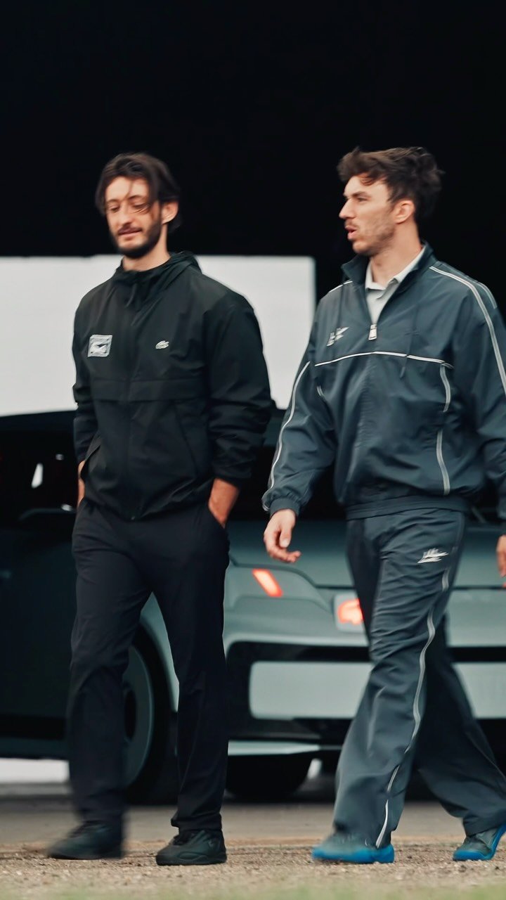 lacoste 게시물 이미지: Go behind the scenes with Pierre Niney, Pierre...