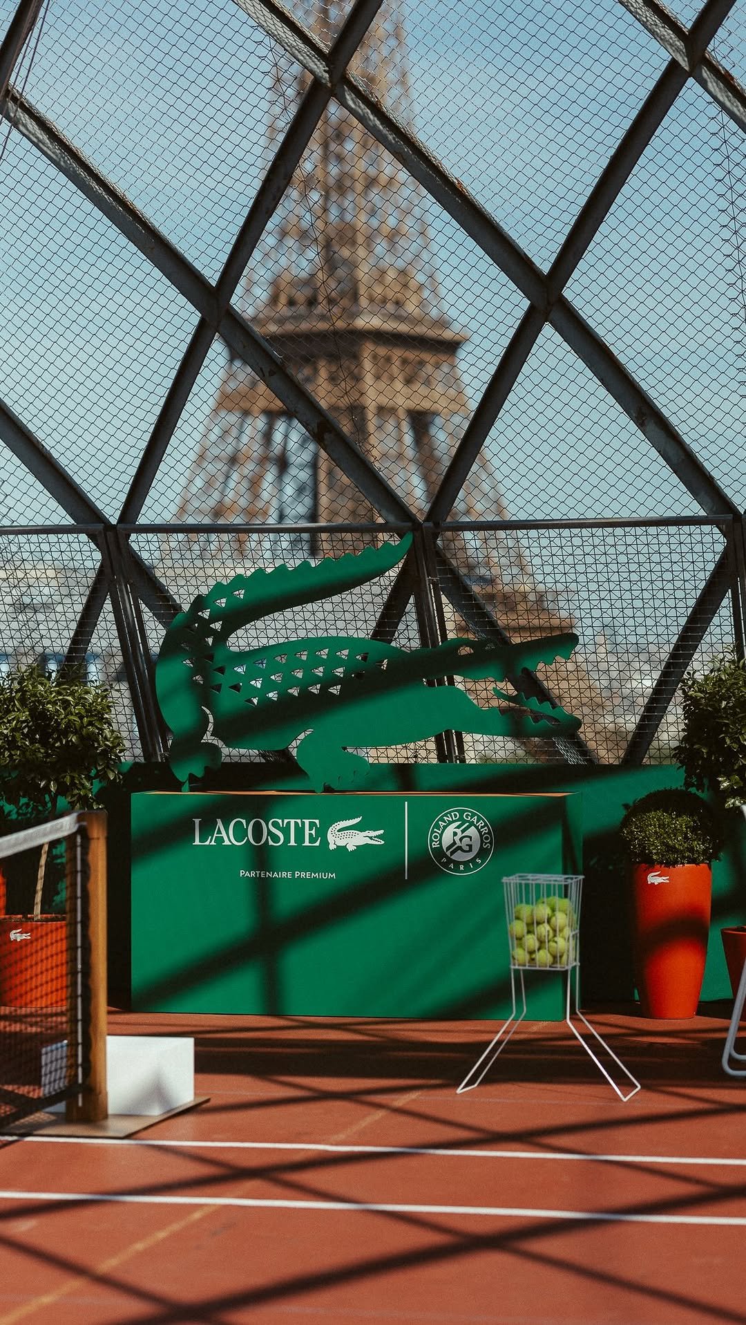 lacoste 게시물 이미지: Paris nights hit differently during tennis...