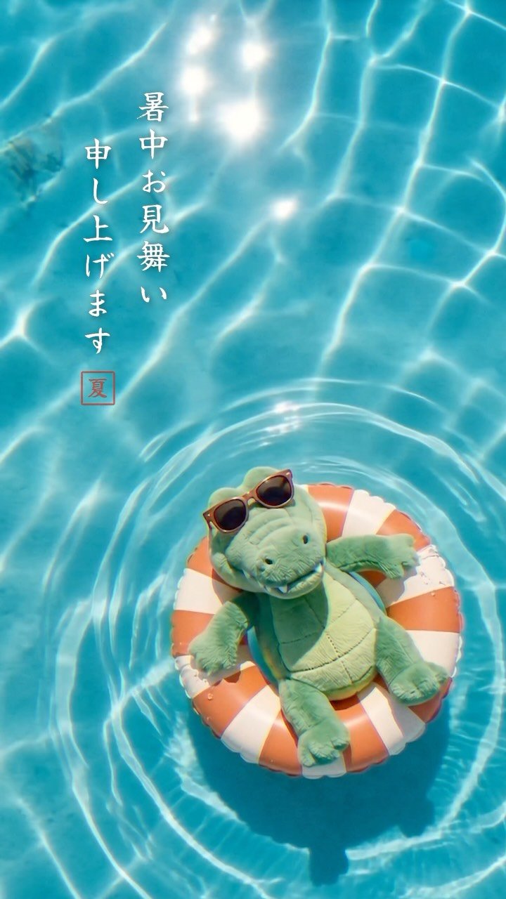 lacoste_tokyo 게시물 이미지: 暑中お見舞い申し上げます🐊
素敵な夏をお過ごしください🏖🍉
ワニより
 
#ラコステ