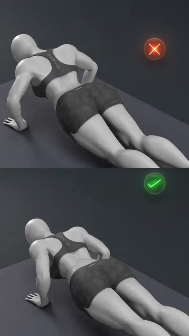 ladyfitnessdemic 게시물 이미지: ❌ Stop Making These Pushup Mistakes That Kill...