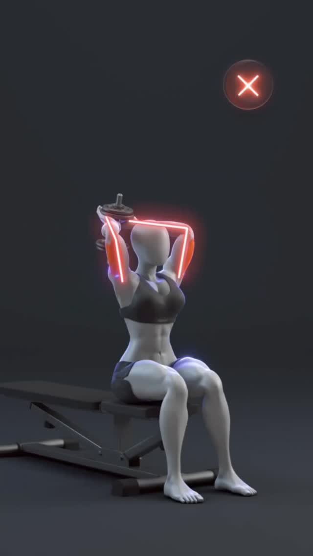 ladyfitnessdemic 게시물 이미지: ❌ Doing Triceps Exercises Wrong?...